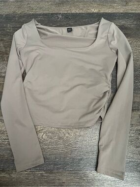 SHEIN squared neck long sleeve